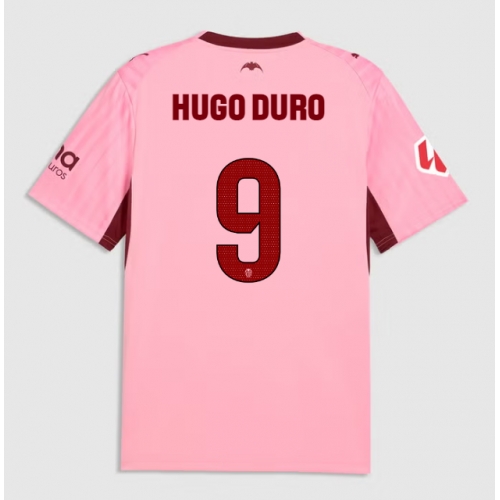 Billige Fotballdrakt Valencia Hugo Duro #9 Replika Tredjedrakt 2026-27 Kortermet Billige Fotballdrakt Valencia Hugo Duro #9 Replika Tredjedrakt 2026-27 Kortermet